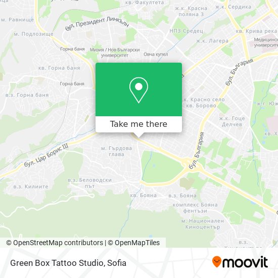 Green Box Tattoo Studio map