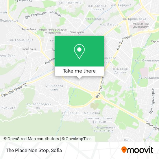 The Place Non Stop map