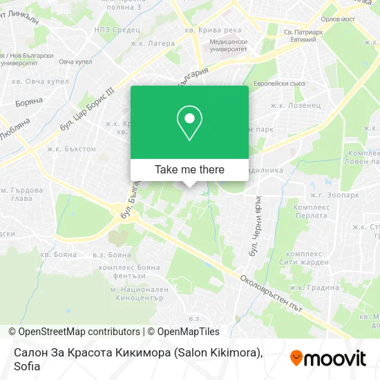Карта Салон За Красота Кикимора (Salon Kikimora)