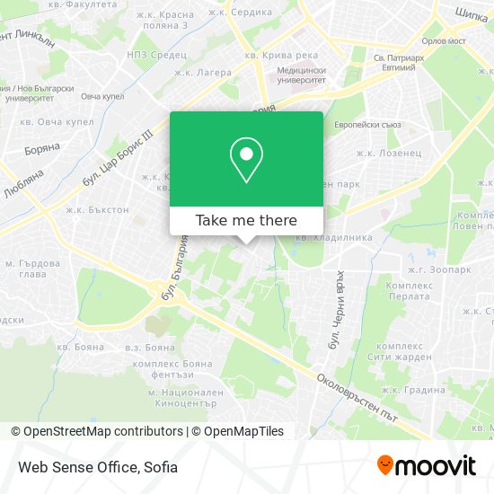 Web Sense Office map