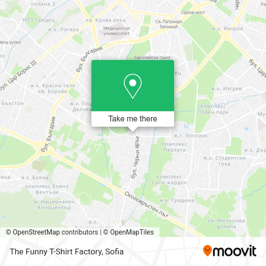 Карта The Funny T-Shirt Factory