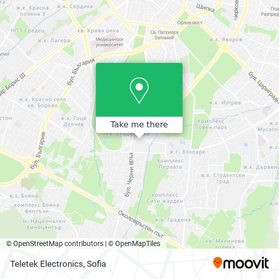 Teletek Electronics map