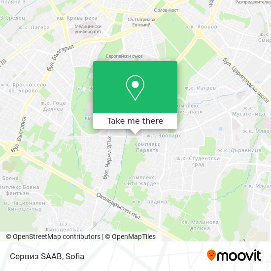 Сервиз SAAB map