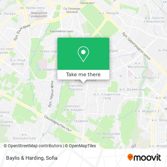 Baylis & Harding map