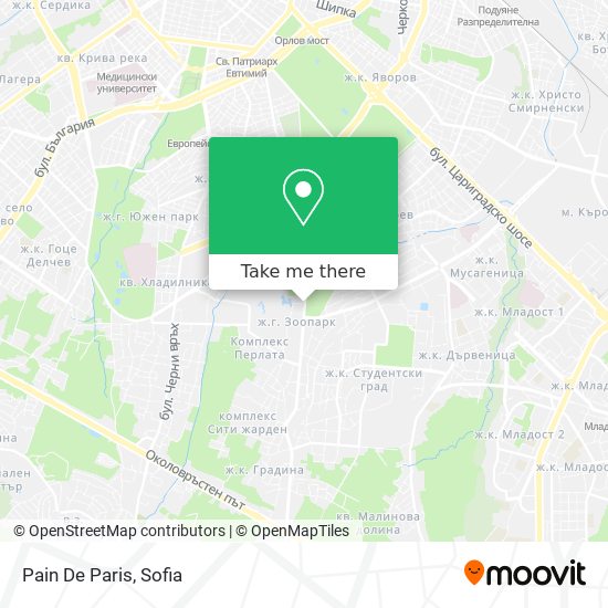 Карта Pain De Paris