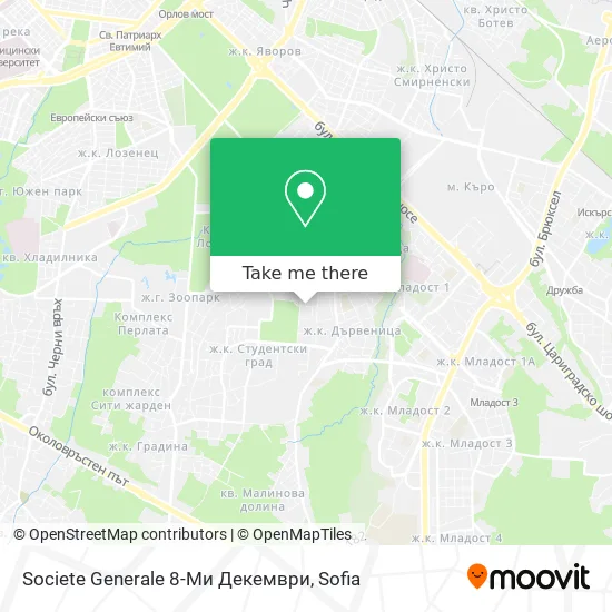 Карта Societe Generale 8-Ми Декември