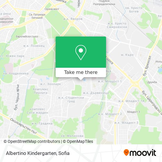 Albertino Kindergarten map