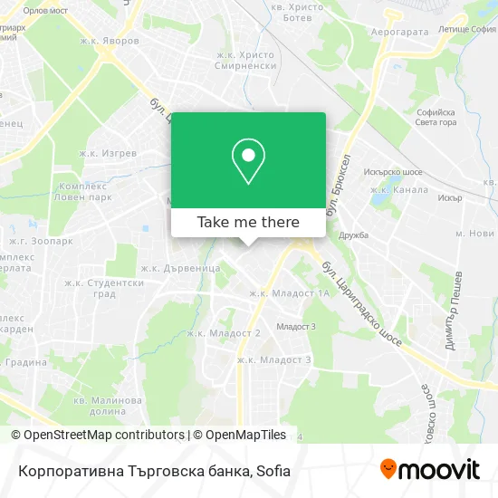 Карта Корпоративна Търговска банка