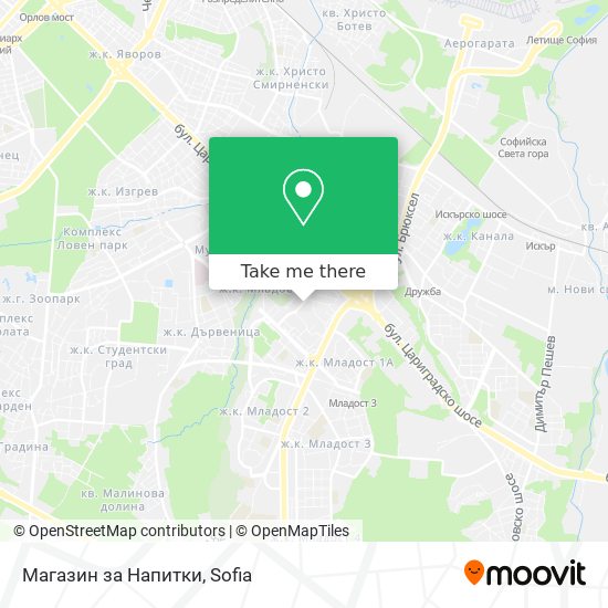 Магазин за Напитки map