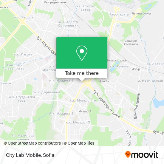 City Lab Mobile map