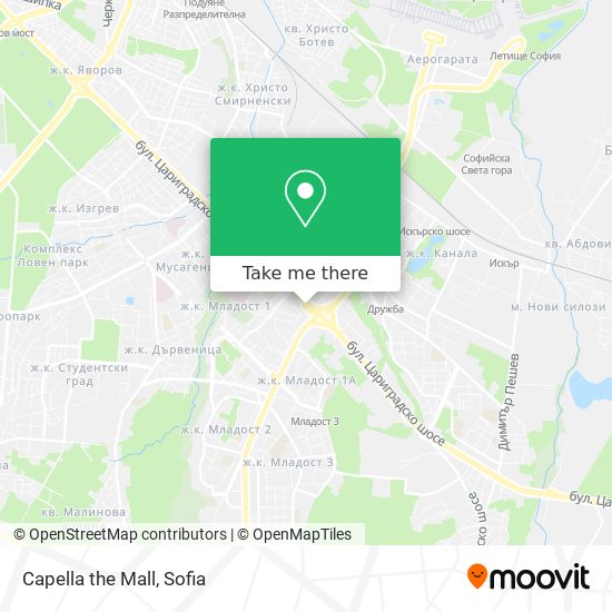 Capella the Mall map