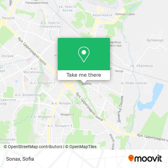 Sonax map