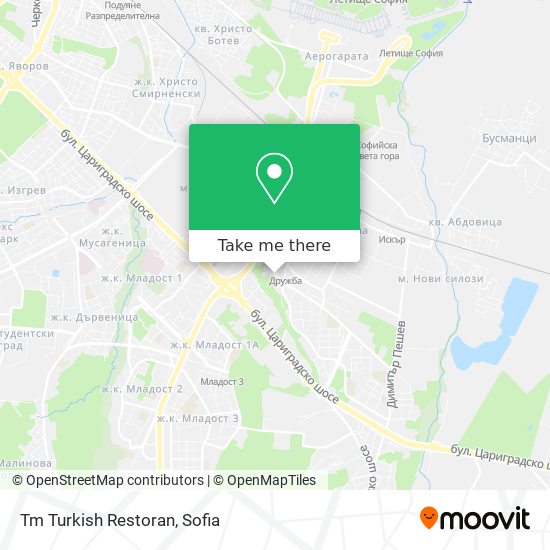 Tm Turkish Restoran map