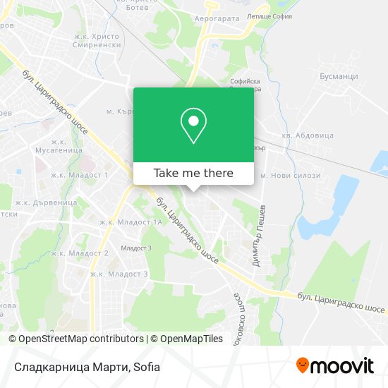 Сладкарница Марти map