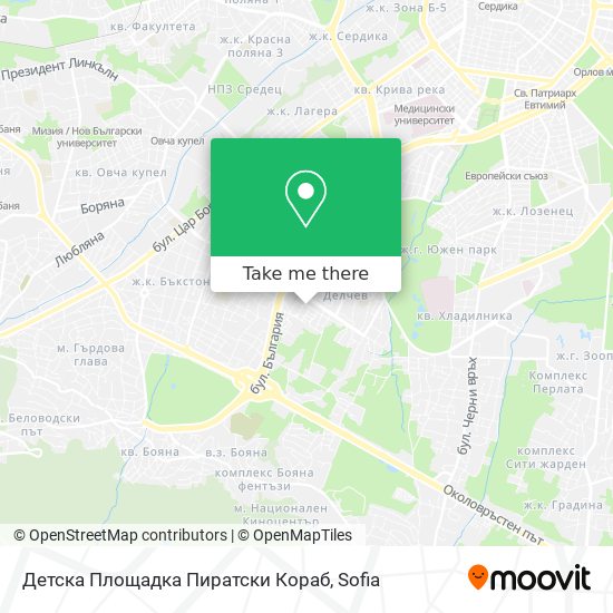 Детска Площадка Пиратски Кораб map
