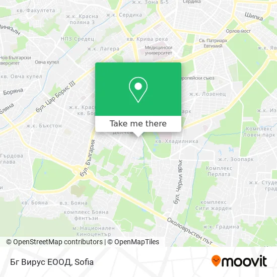 Бг Вирус ЕООД map