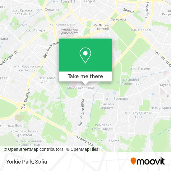 Карта Yorkie Park