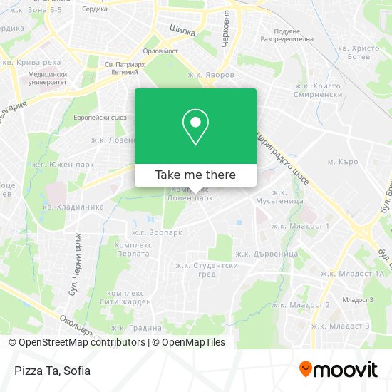 Pizza Ta map