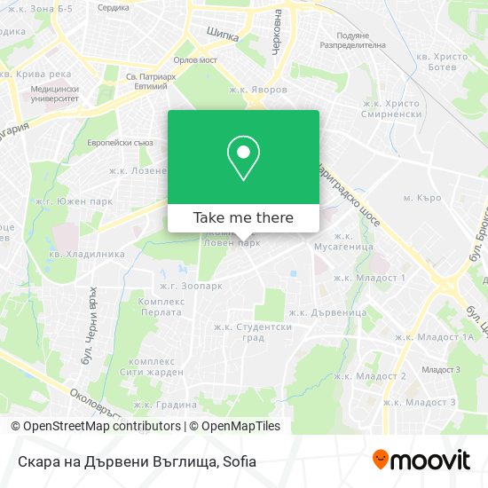 Скара на Дървени Въглища map