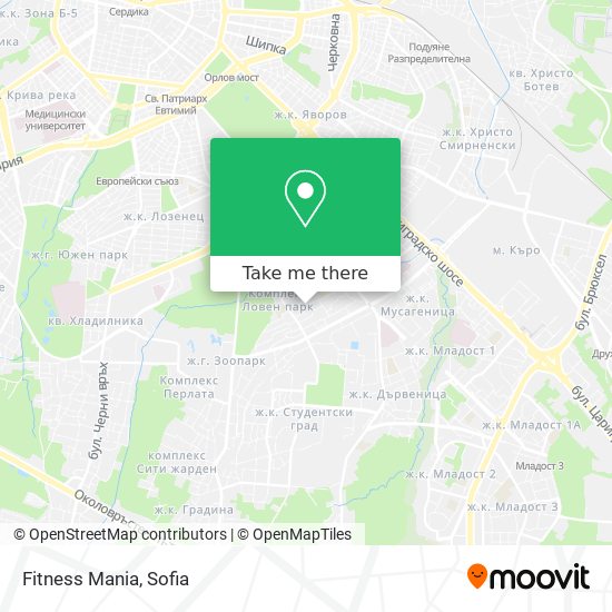 Fitness Mania map