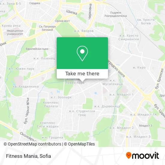 Карта Fitness Mania