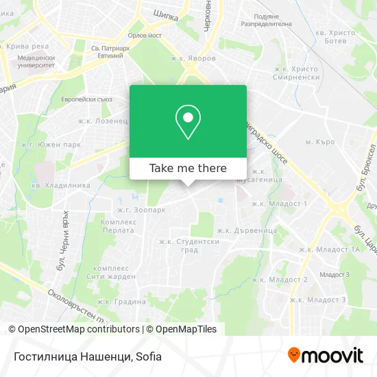 Карта Гостилница Нашенци