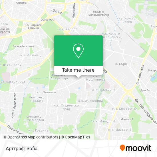 Карта Артграф