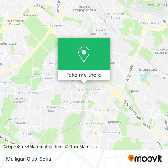 Mulligan Club map