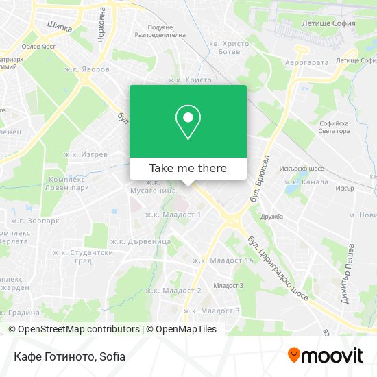 Кафе Готиното map