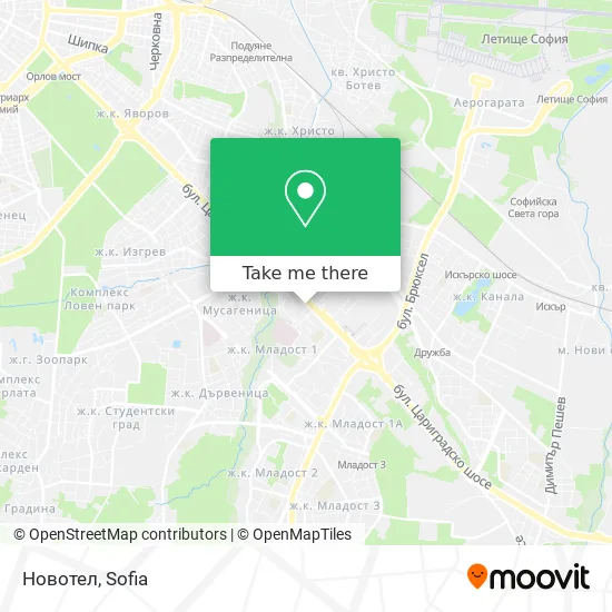 Карта Новотел