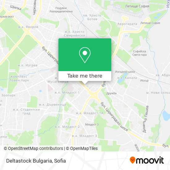 Карта Deltastock Bulgaria