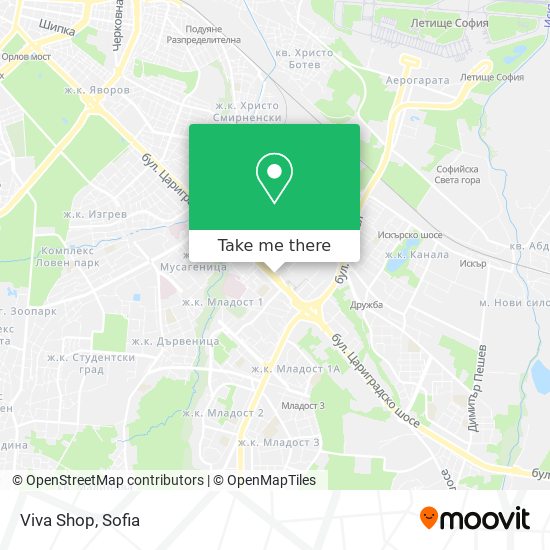 Viva Shop map