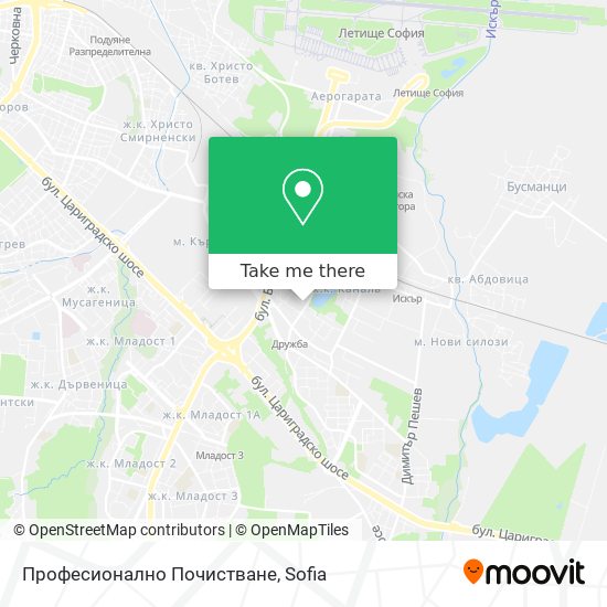 Професионално Почистване map