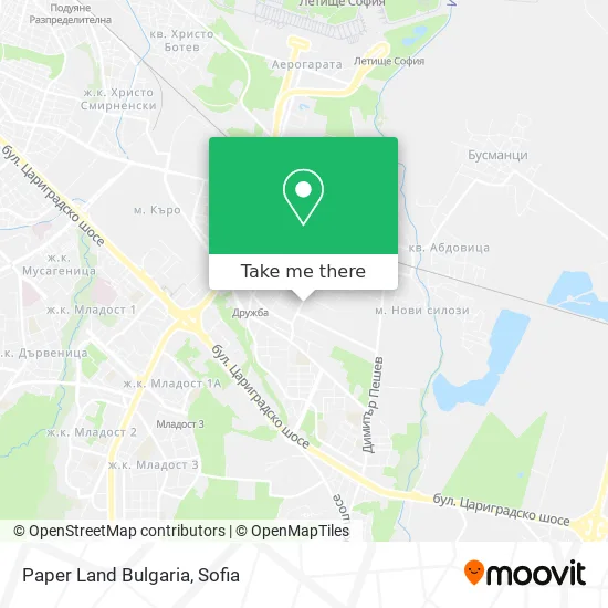 Карта Paper Land Bulgaria