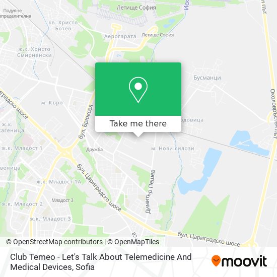 Club Temeo - Let's Talk About Telemedicine And Medical Devices map