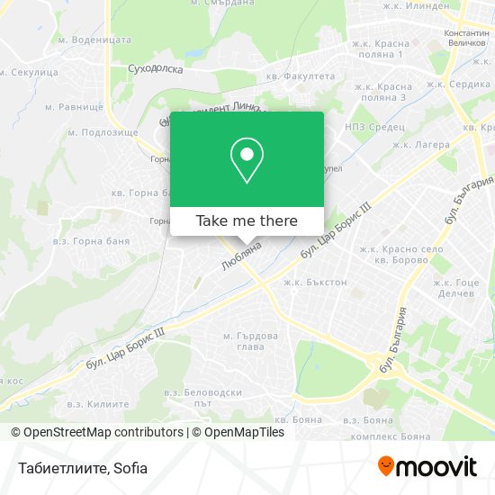 Табиетлиите map