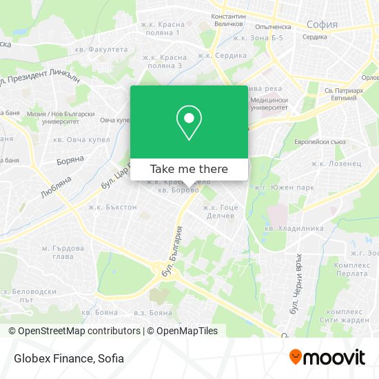 Globex Finance map