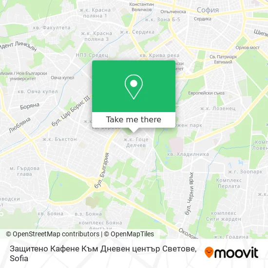 Карта Защитено Кафене Към Дневен център Светове