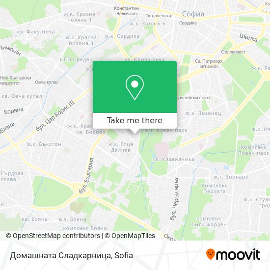 Домашната Сладкарница map