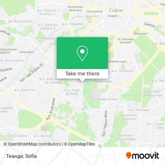Карта Тианде