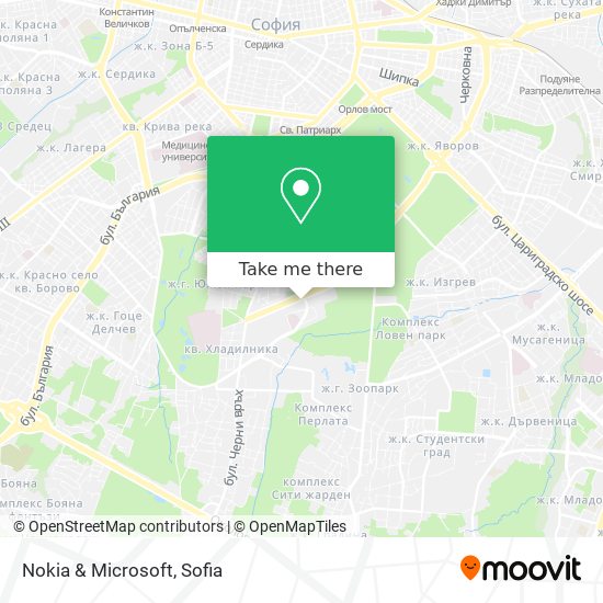 Nokia & Microsoft map