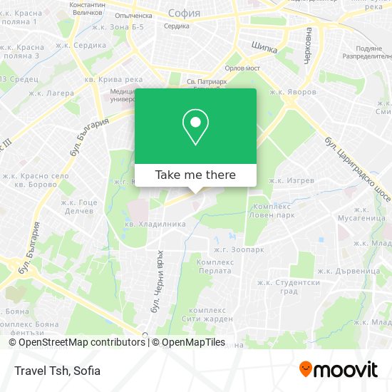 Карта Travel Tsh