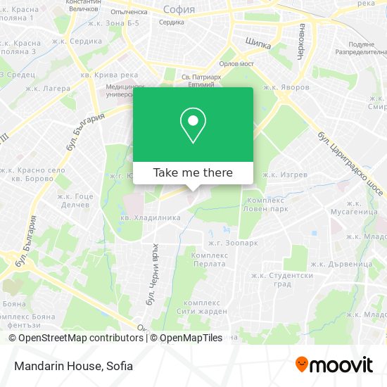 Mandarin House map