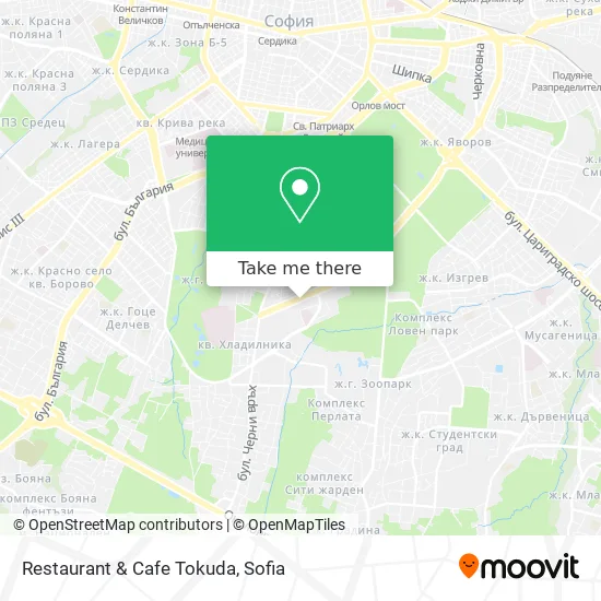 Карта Restaurant & Cafe Tokuda