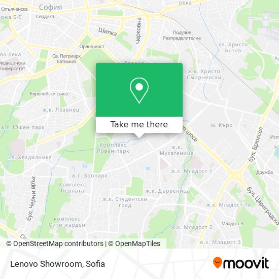 Lenovo Showroom map