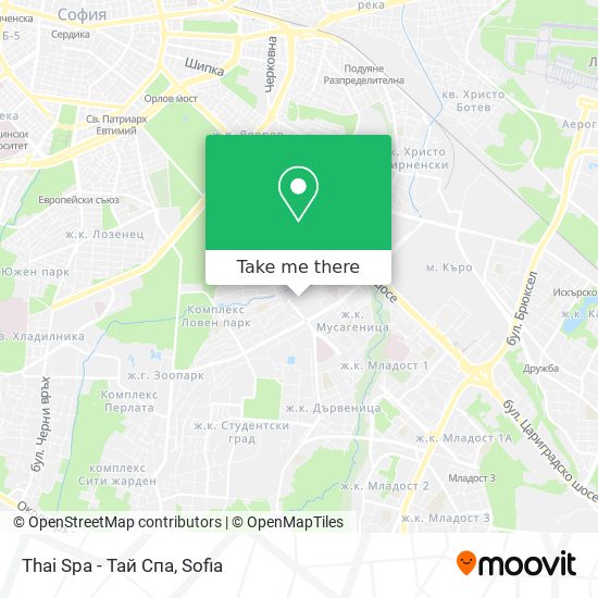 Thai Spa - Тай Спа map