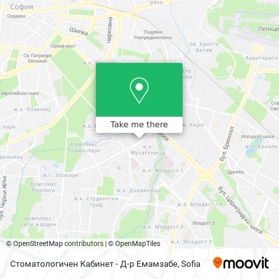 Стоматологичен Кабинет - Д-р Емамзабе map