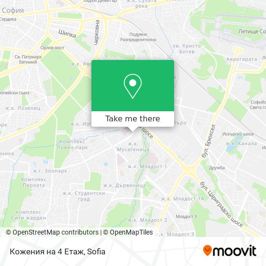 Карта Кожения на 4 Етаж