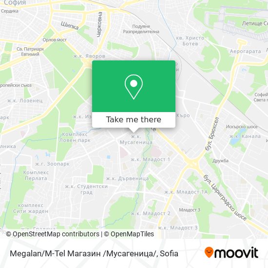 Карта Megalan / M-Tel Магазин /Мусагеница/