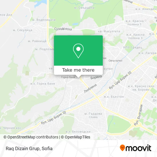 Карта Raq Dizain Grup